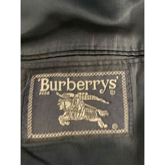 Burberry Vintage mens 100% Wool Blazer Jacket In Navy excellent condition sz 42 - Picture 2 of 7